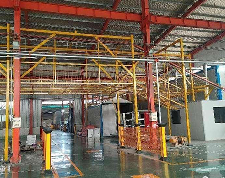 喷涂下挂生产线